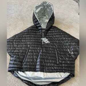 Think Royln puffer poncho - never worn with tags still on